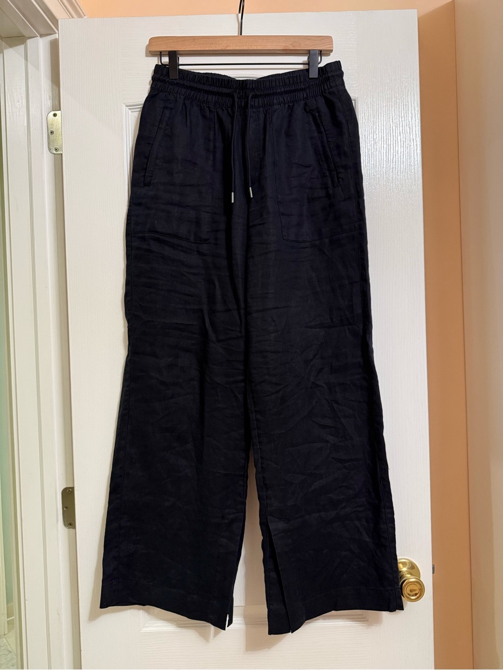 Athleta Wide Leg Linen Pants